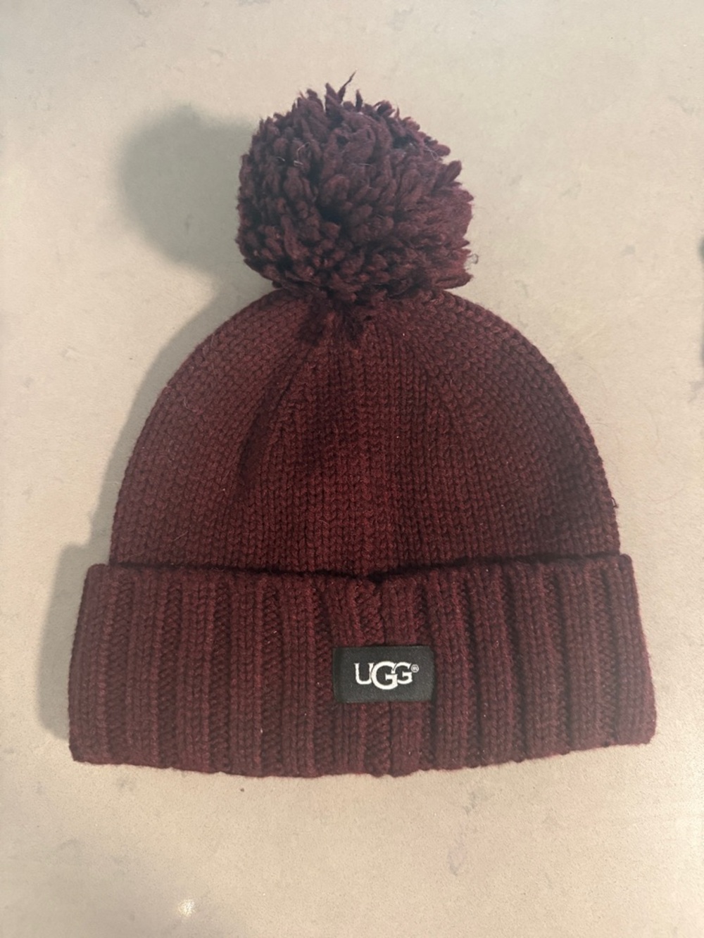 UGG Knit Pom Beanie - Wine